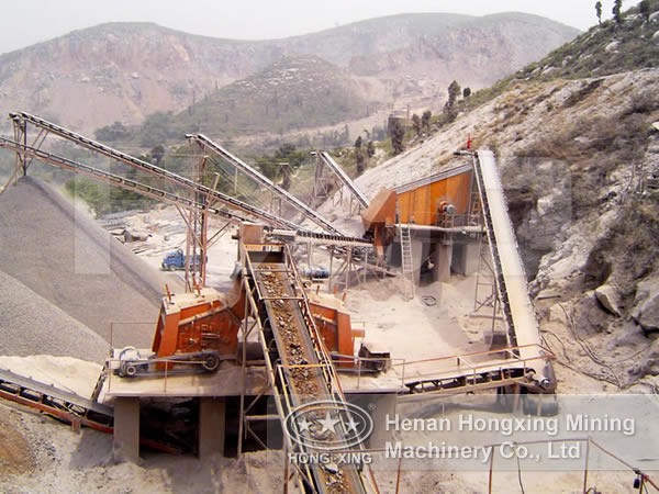 stone crushing production line